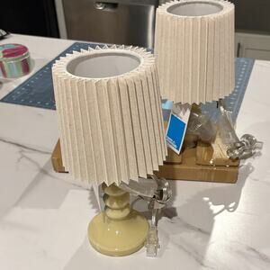 Room Essentials Cream Table Lamp with Pleated Shade